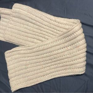 Cozy Cream Knit Scarf